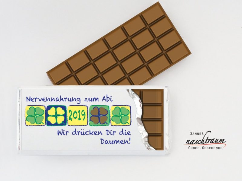 10 Schokotäfelchen "ABI-Nervennahrung“