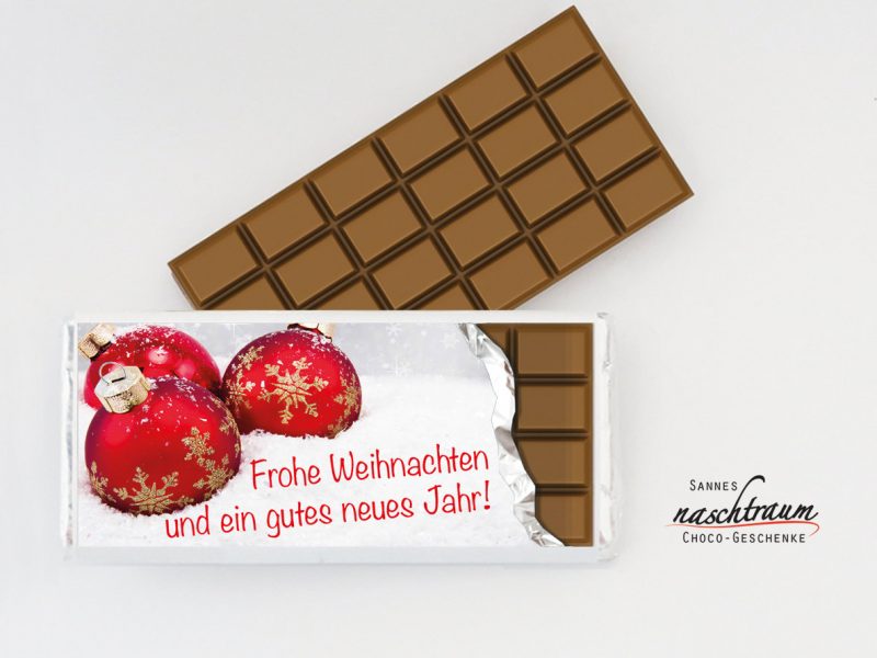 10 Schokotäfelchen "Weihnachten"