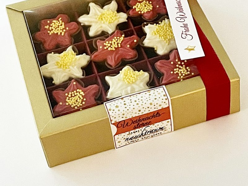 9 Weihnachtssterne in Geschenkverpackung - AB MITTE OKTOBER