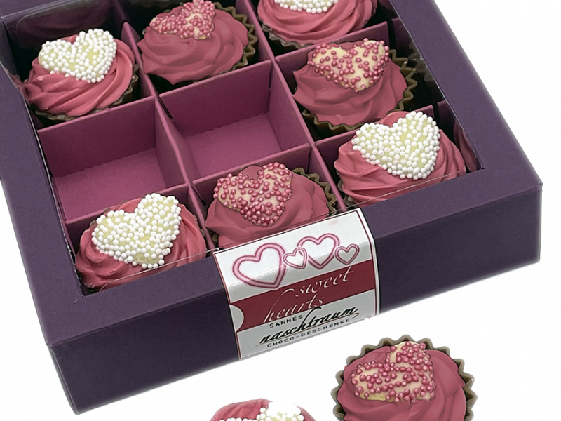 9 Cupcakes zum Muttertag/Valentinstag