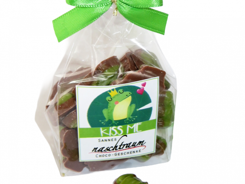 Schoko Frösche "Kiss me"